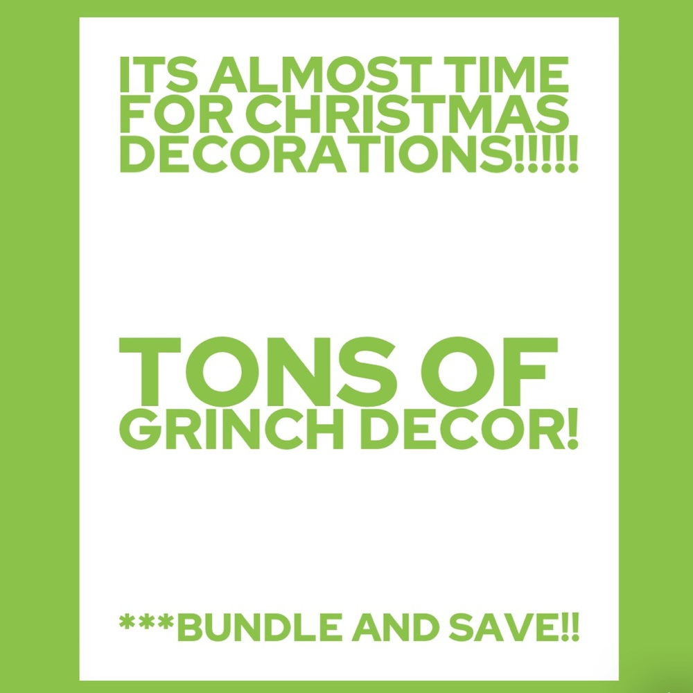 GRINCH ITEMS!!